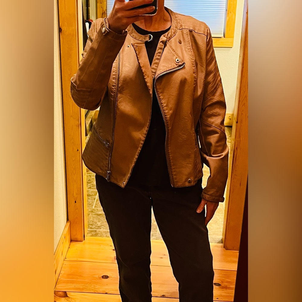 RD Style Faux Leather Jacket